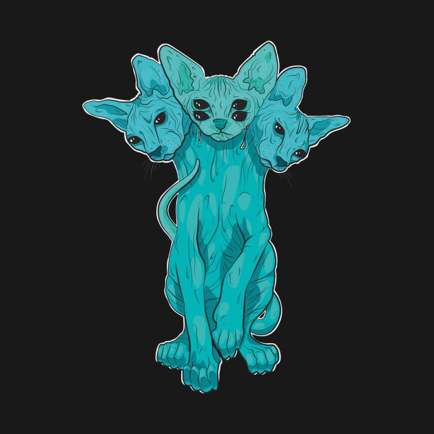 3 Headed Cat by SamPage