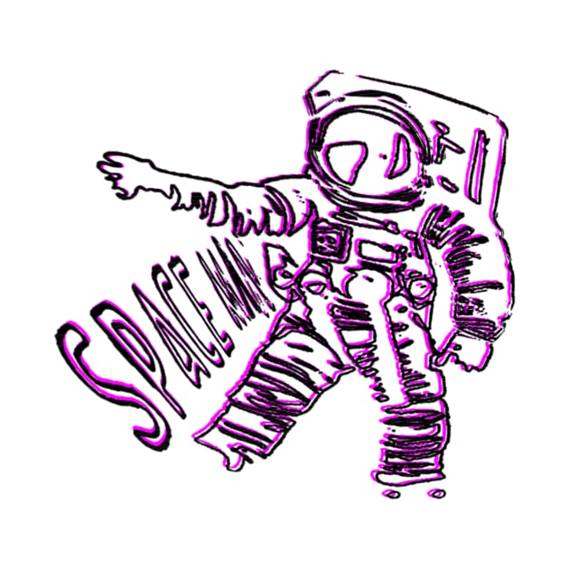 Space Walking Astronaut by TriForceDesign