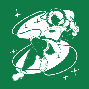 Retro Space Pinup T-Shirt