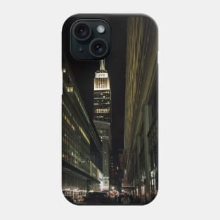 Empire State Building by Night, Manhattan, NYC Phone Case