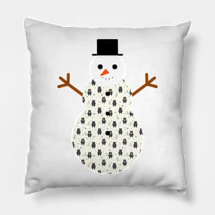 bear snowman Pillow