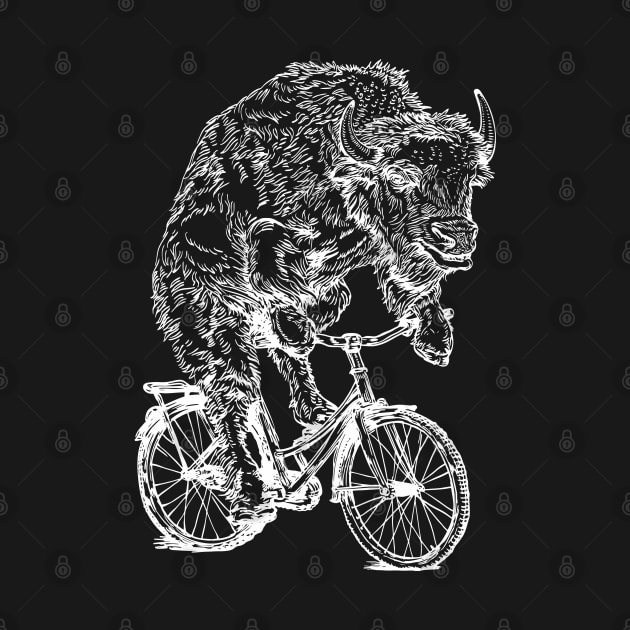 SEEMBO Bison Cycling Bicycle Cyclist Bicycling Biking Biker Bike by SEEMBO