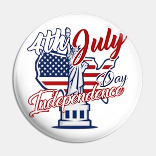 4th July Pin