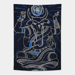 Holy Cow Blue Tapestry