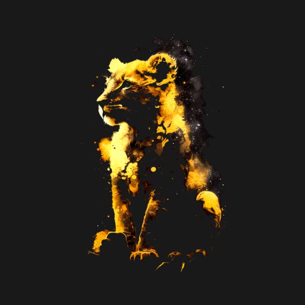 Lion Cub Silhouette #3 by Butterfly Venom