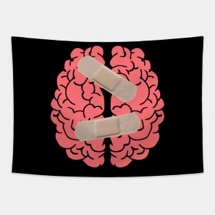 Bandaged brain Tapestry