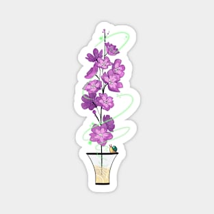 Magic Larkspur Magnet