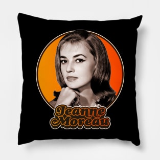 Retro Jeanne Moreau Tribute Pillow