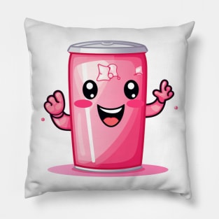 Soft drink cute T-Shirt cute giril Pillow