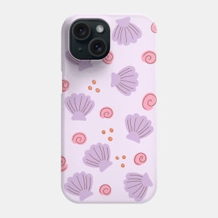 Seashells from the beach - Lilac Phone Case