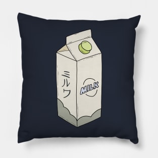 milk box aesthetic Pillow