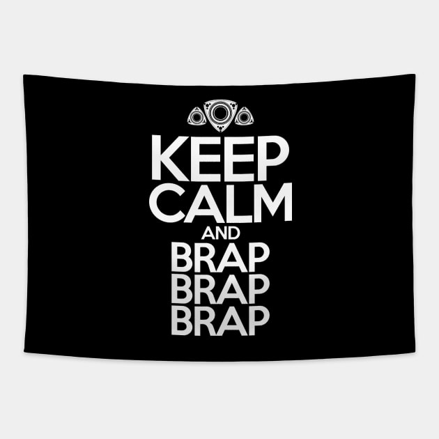 KEEP CALM and BRAP BRAP BRAP Tapestry by HeavyMetalFL