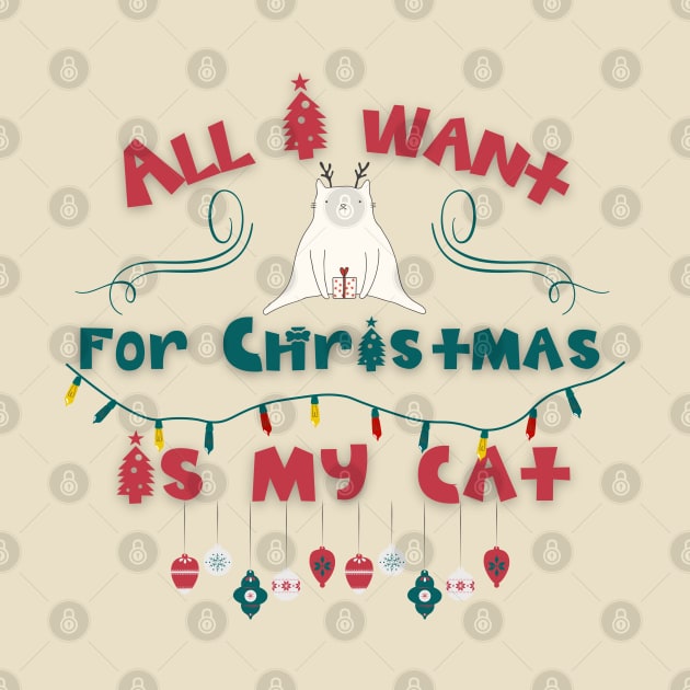 All I want for Christmas is my cat by ArtsyStone