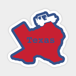 Texas Jeeps Magnet