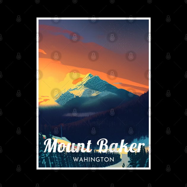 Mount Baker Washington United States Ski by UbunTo