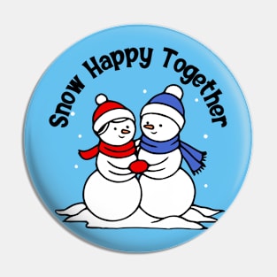 Snow Happy Together Pin