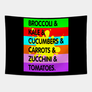 Veggie List Tapestry