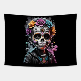 Spooky Kidz  - Dia De Los Muertos Tapestry