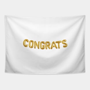 Congrats gold balloons Tapestry