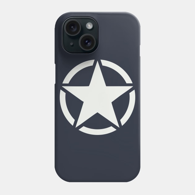 WW2 US Army logo (white star in a circle) Phone Case by FAawRay