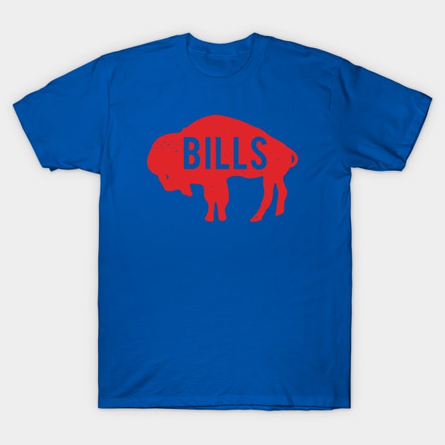 deadmansupplyco Bills - Vintage Buffalo (Red) Women's T-Shirt