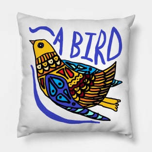 A gliding BIRD Pillow