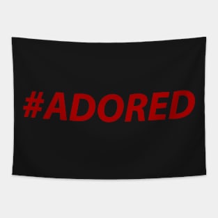 #ADORED (red) Tapestry