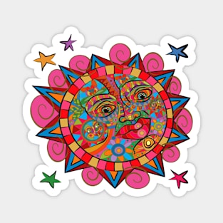 Bohemian Sun Magnet