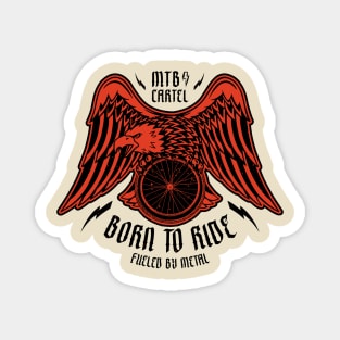 Born To Ride Eagle Mountain Biking Graphic - Blood Magnet