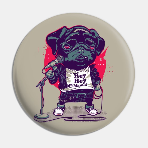 Black Dog Pin by dracoimagem