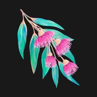 Eucalyptus with Pink Flowers T-Shirt