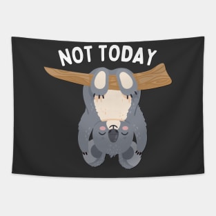 Lazy Koala Nope not Today funny sarcastic messages sayings and quotes Tapestry