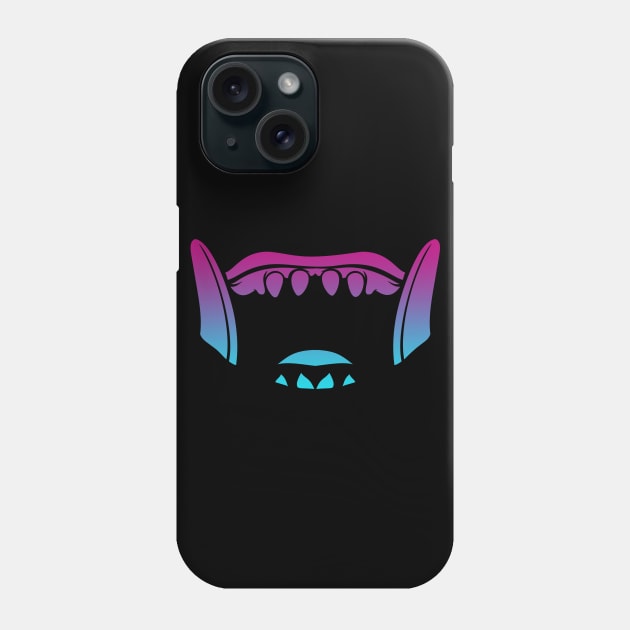 Bali Barong Boar Mask Teeth Vaporwave Phone Case by aaallsmiles