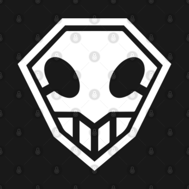 Bleach Hollow Skull Bleach Hollow TShirt TeePublic