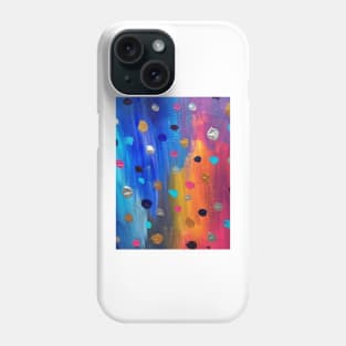 Acrylic Painting Dot Pattern Phone Case