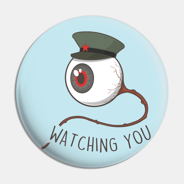 Watching you Pin by boilingfrog
