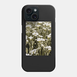 Green Minimalistic Flowers Phone Case