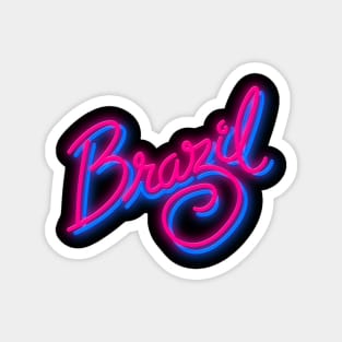 BRAZIL (Neon) / 80s Cult Sci Fi Film Magnet