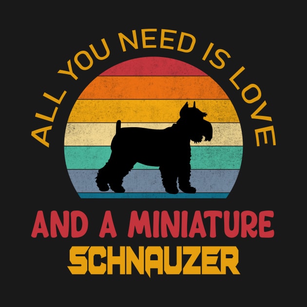 All you need is love and a miniature Schnauzer by Roberto C Briseno