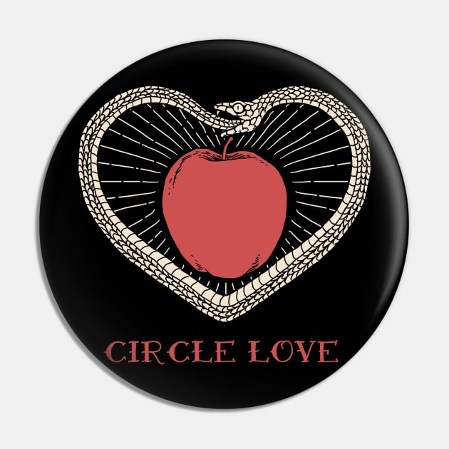 Circle Love Pin by akawork280