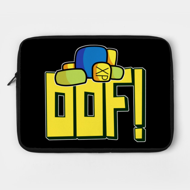 Roblox Gaming Noob Oof Meme Funny Saying Gamer Gift For Kids Roblox Laptop Case Teepublic - kid roblox