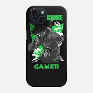 Hardcore Gamer Green Ninja Phone Case