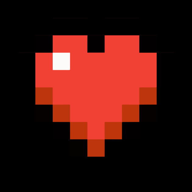 Minecraft Heart - Minecraft - Phone Case