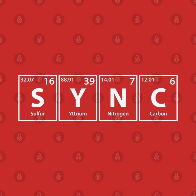 Sync (S-Y-N-C) Periodic Elements Spelling by cerebrands