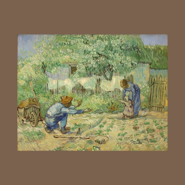 First Steps after Millet by Vincent van Gogh by Amanda1775