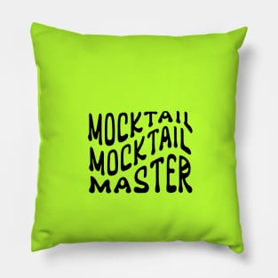 Mocktail Bar Bartender Recipes Mocktail Master Pillow