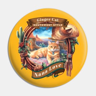 Southwest Sedona Country Cat Nana Love 42G Pin