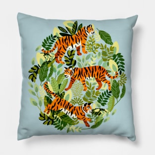 Bright Bengal Tiger Jungle 1 Pillow