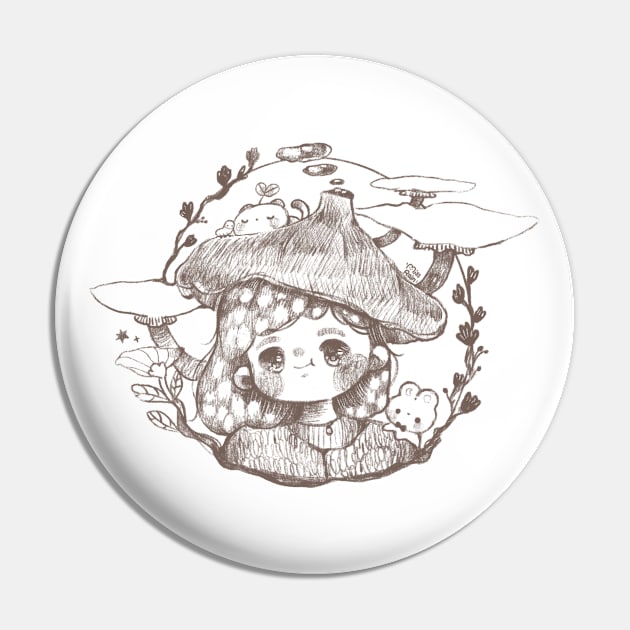 little mushroom witch Pin by missrainartwork 