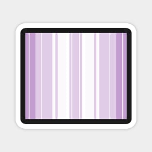 Strips - purple and white. Magnet